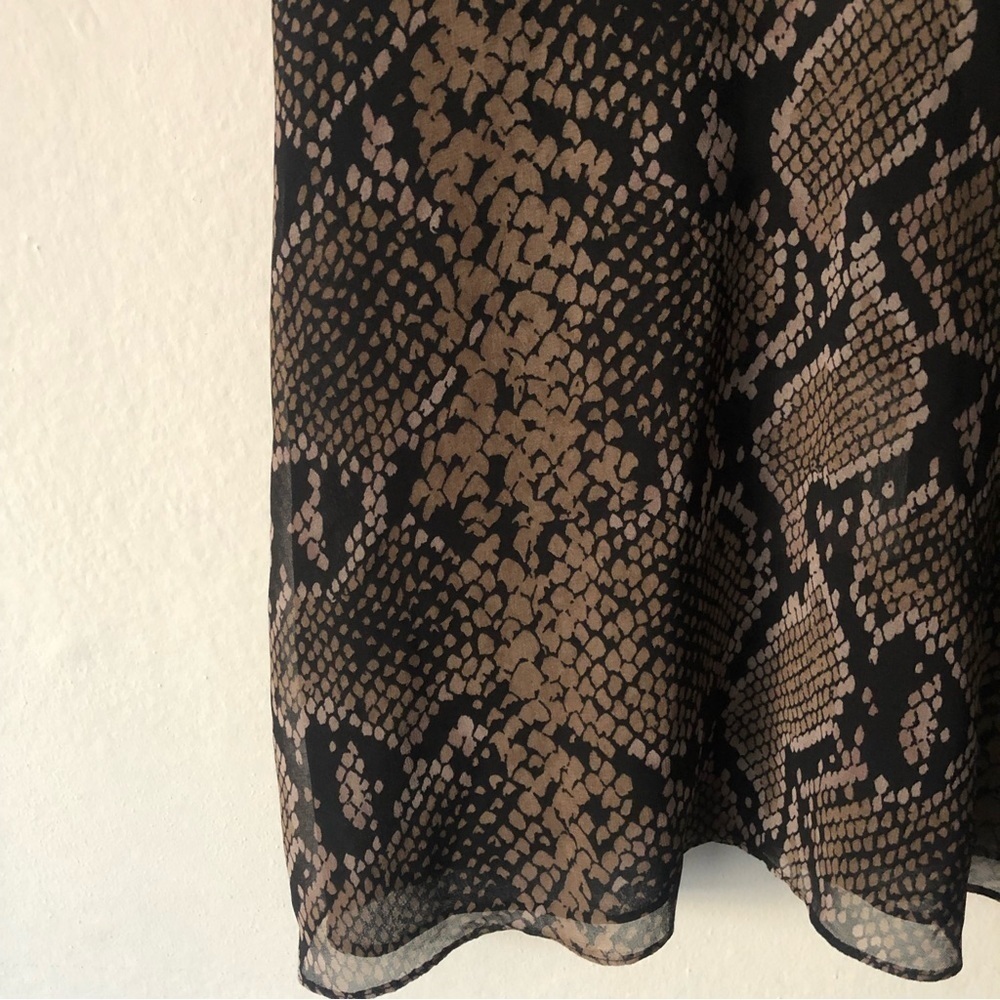 Zara Snake Animal Print Cami in Brown Size Small NWT - Picture 8 of 10